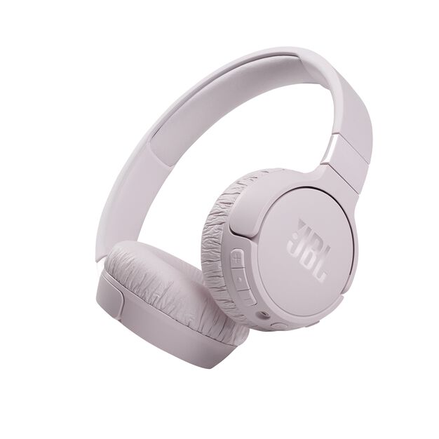 JBL Tune 660NC - Pink - Wireless, on-ear, active noise-cancelling headphones. - Hero